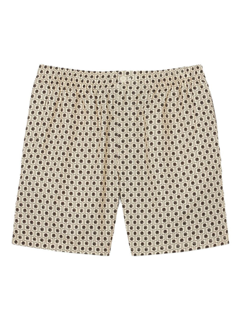 geometric-print shorts 1