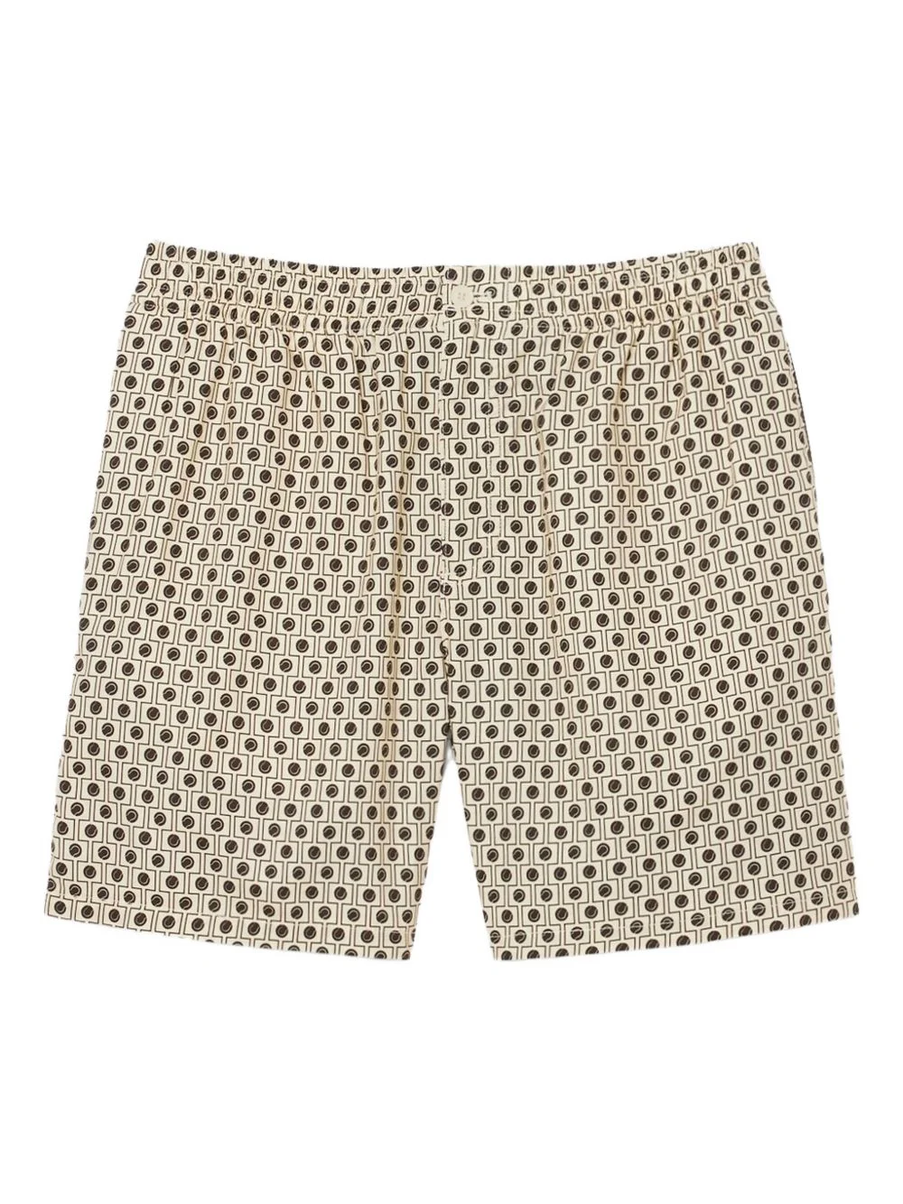 geometric-print shorts - 1
