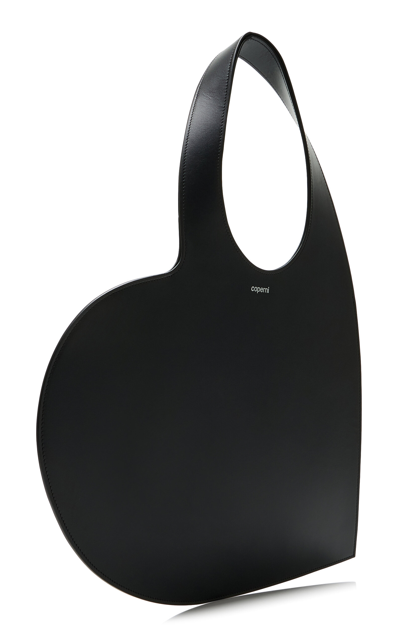 Heart Leather Tote Bag black - 3