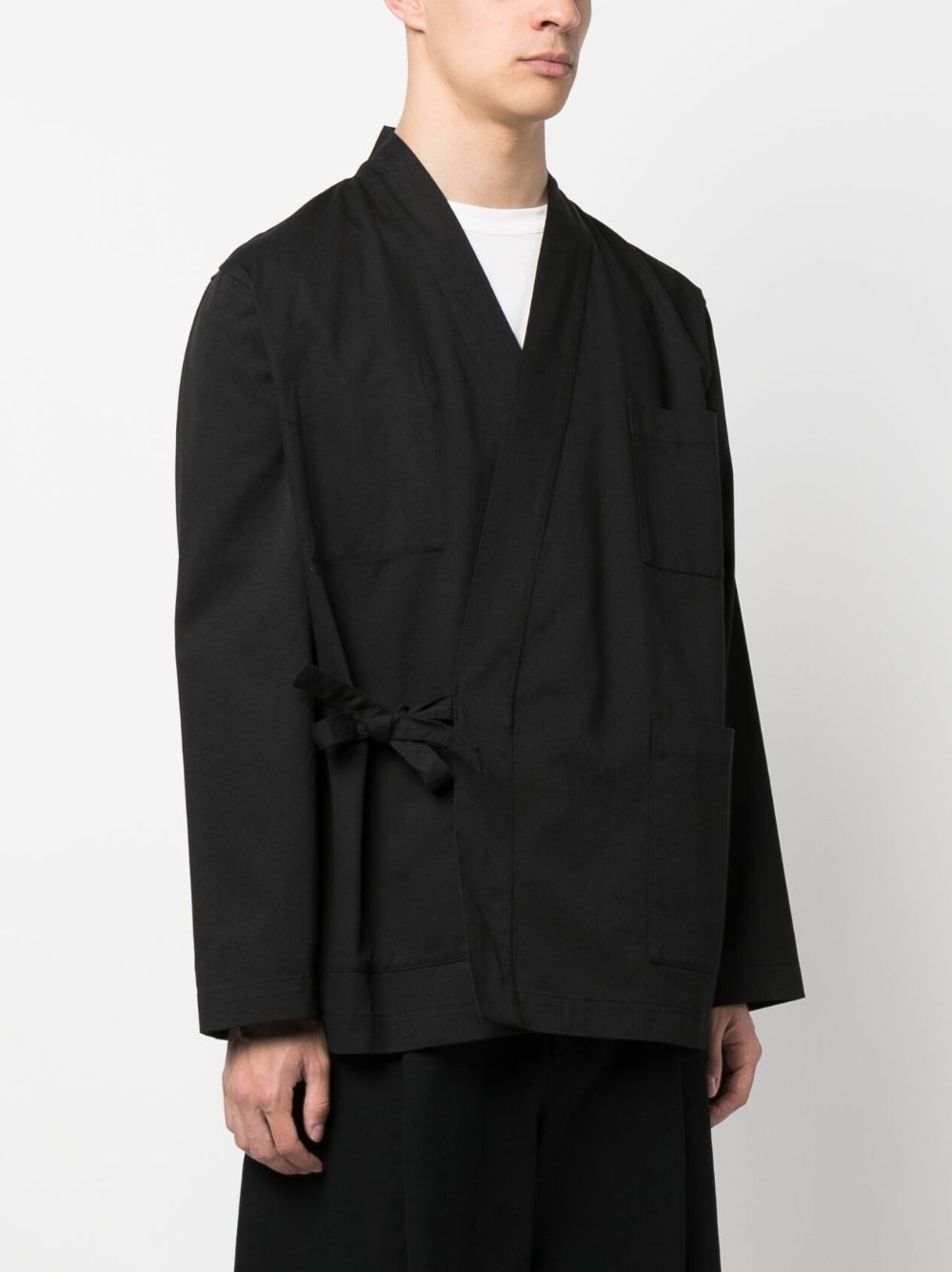 Kyoto Work side-tie fastening jacket - 3