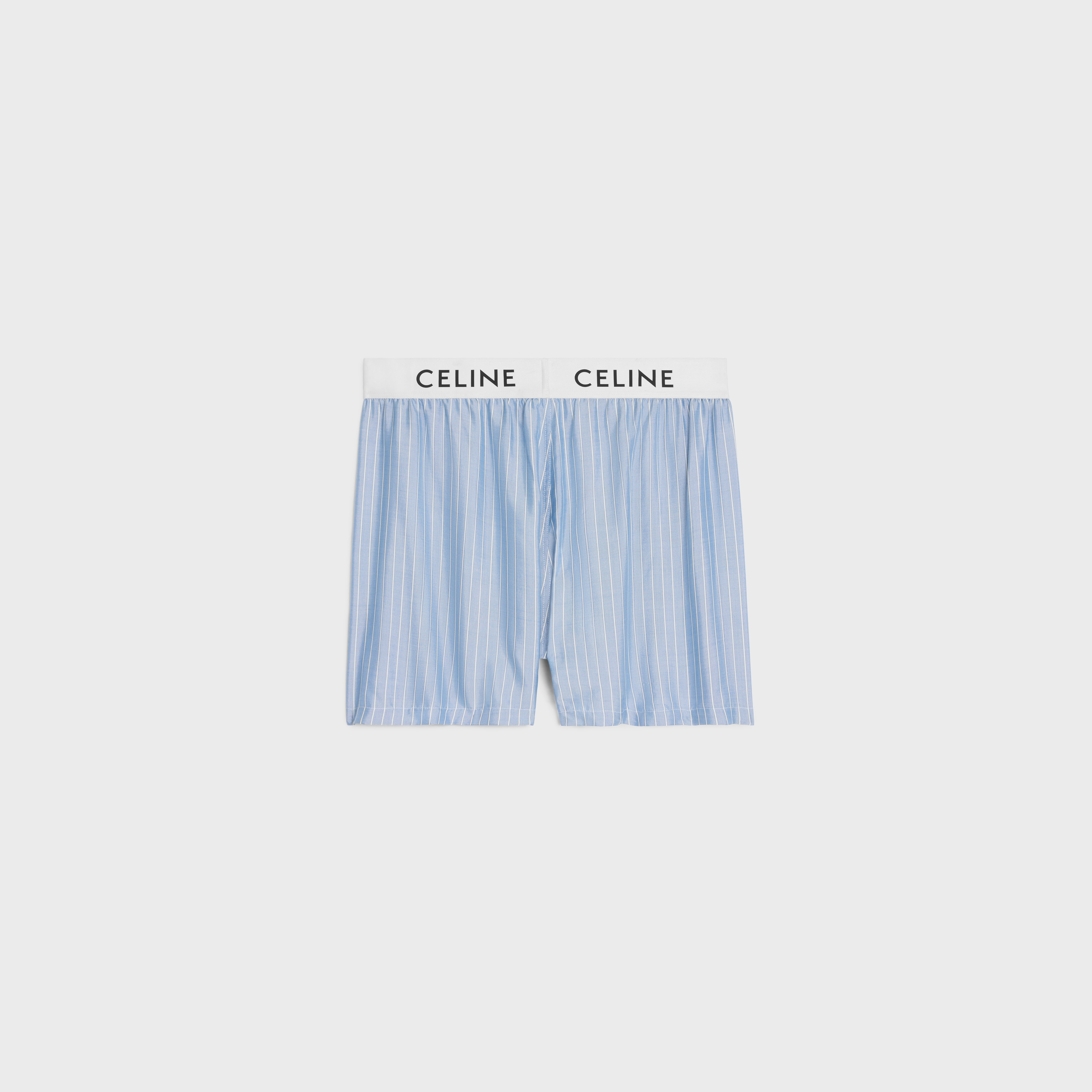 CELINE Celine boxers in striped silk | celine | REVERSIBLE