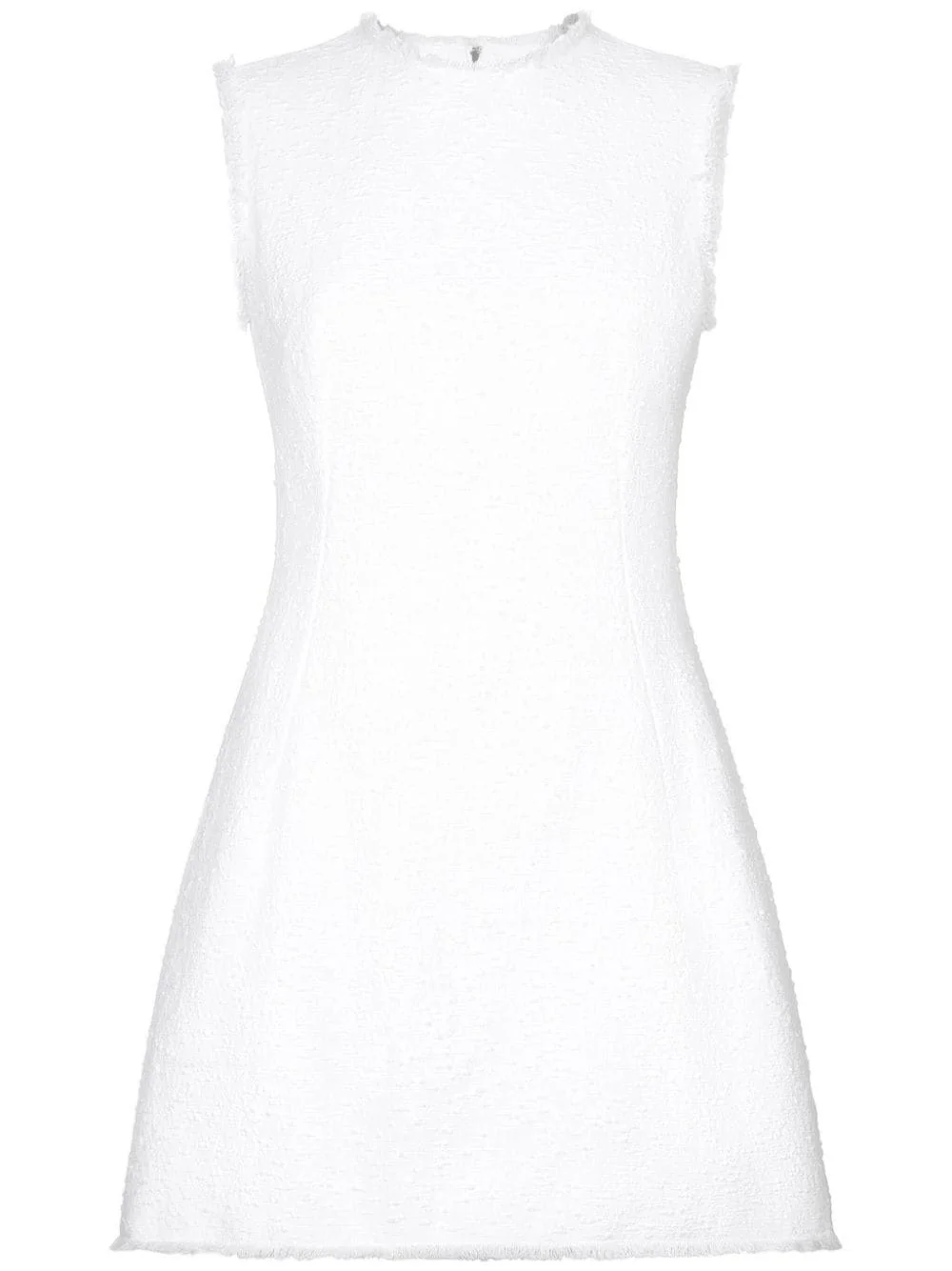 tweed sleeveless minidress - 1