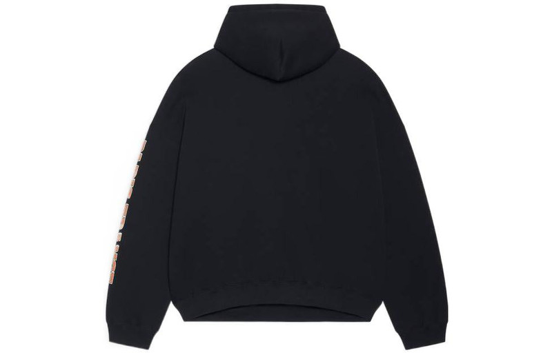 BALENCIAGA Balenciaga Maison Balenciaga Hoodie Wide Fit 'Black' 674986TLVJ21074 outlook