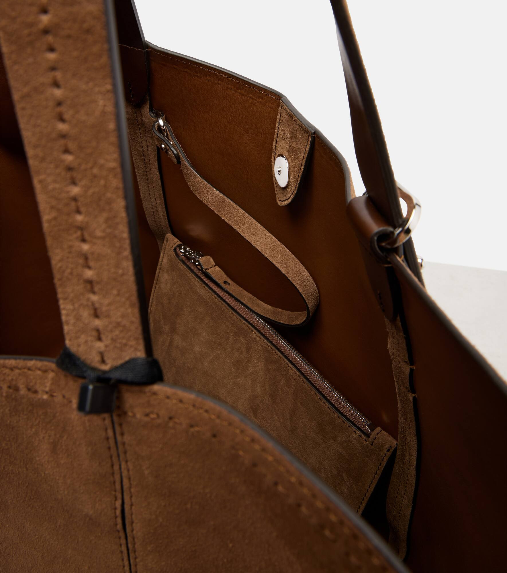 Archetipo Large suede tote bag - 3