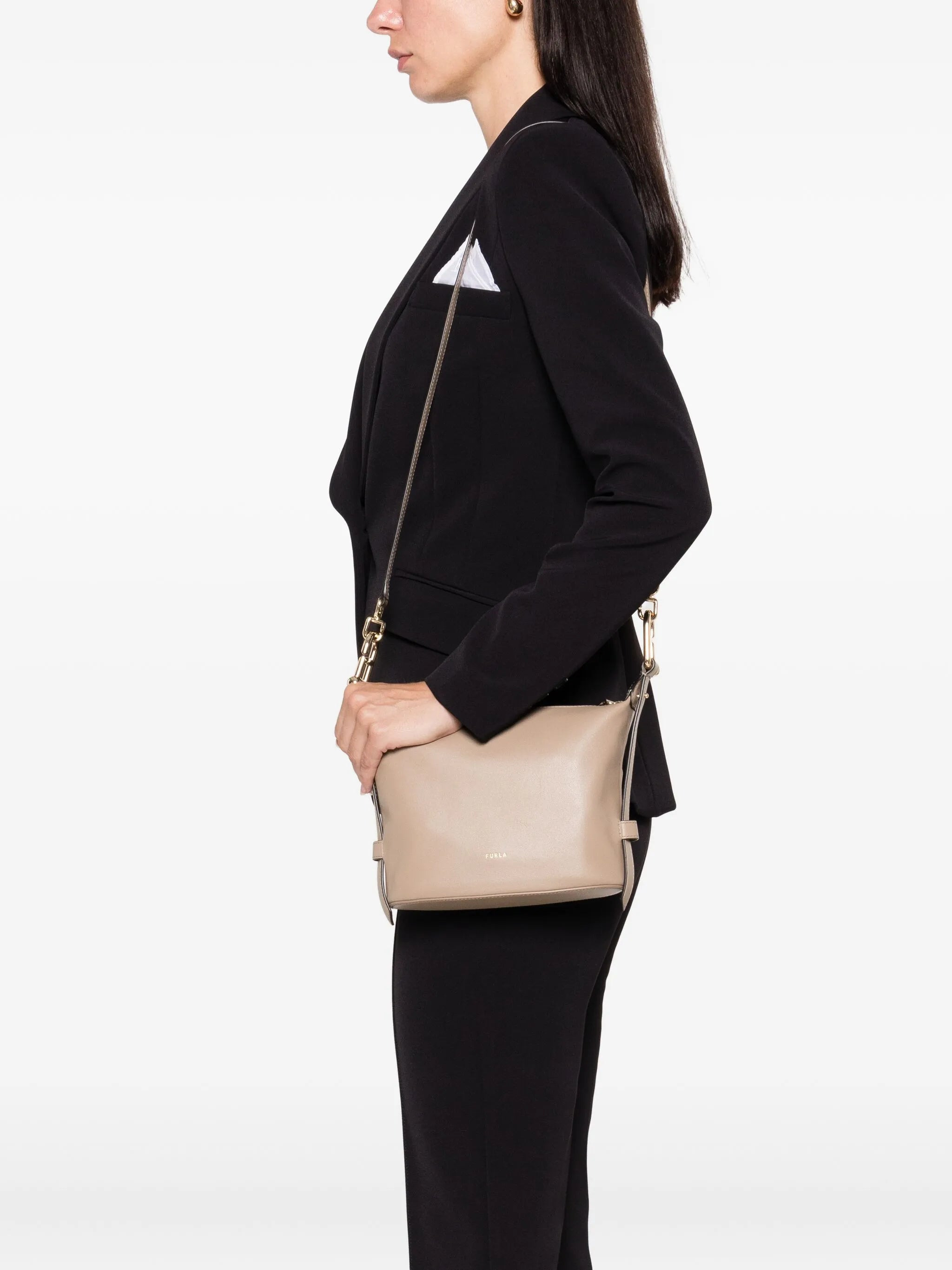 Furla Mini Nuvola Leather Shoulder Bag - 3