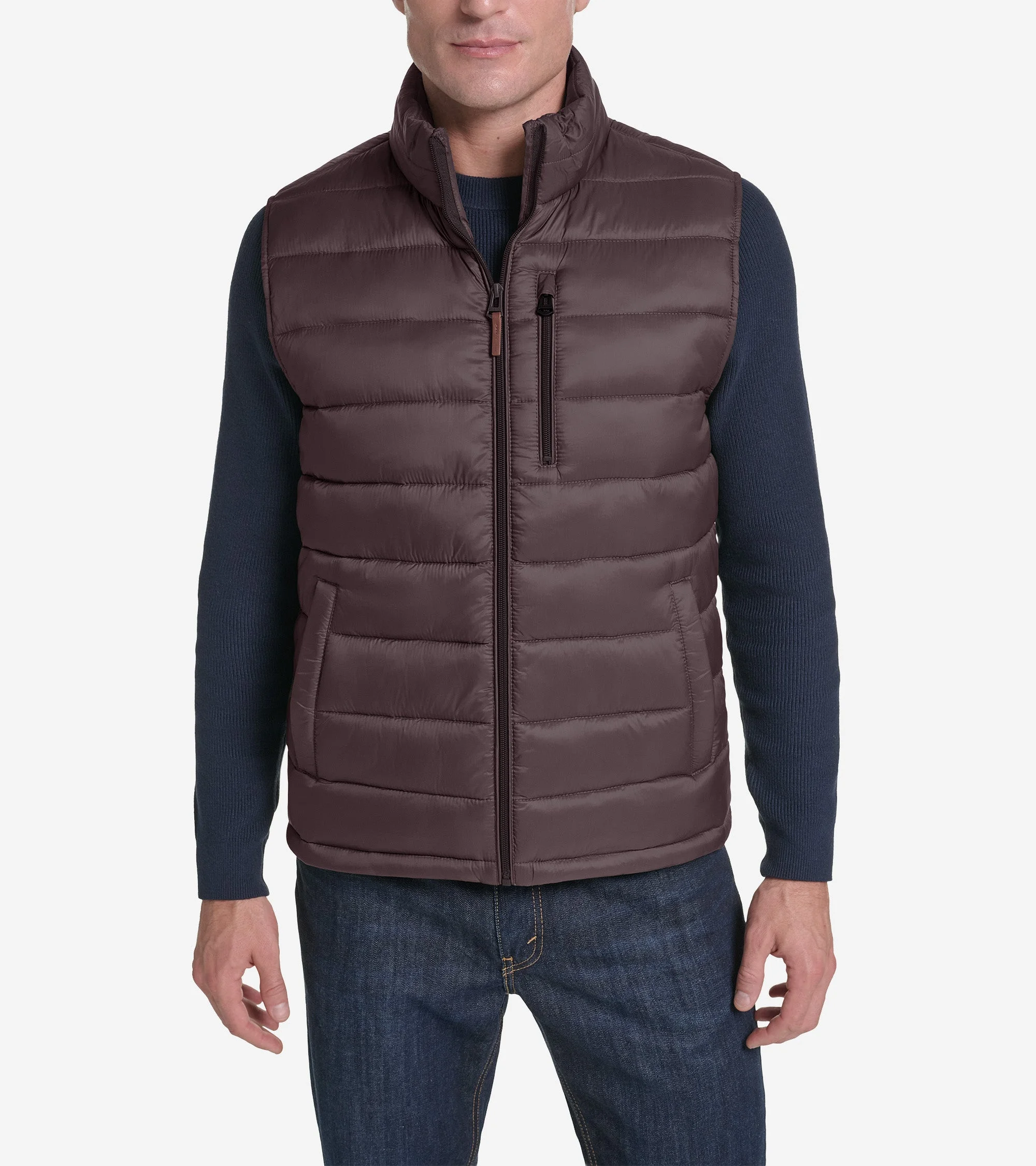 Men's Nylon Puffer Vest - 1