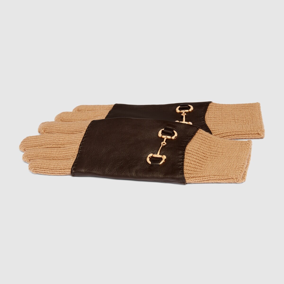Wool gloves with Horsebit - 1
