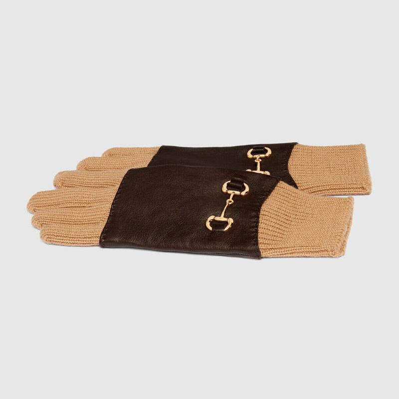 Wool gloves with Horsebit 1