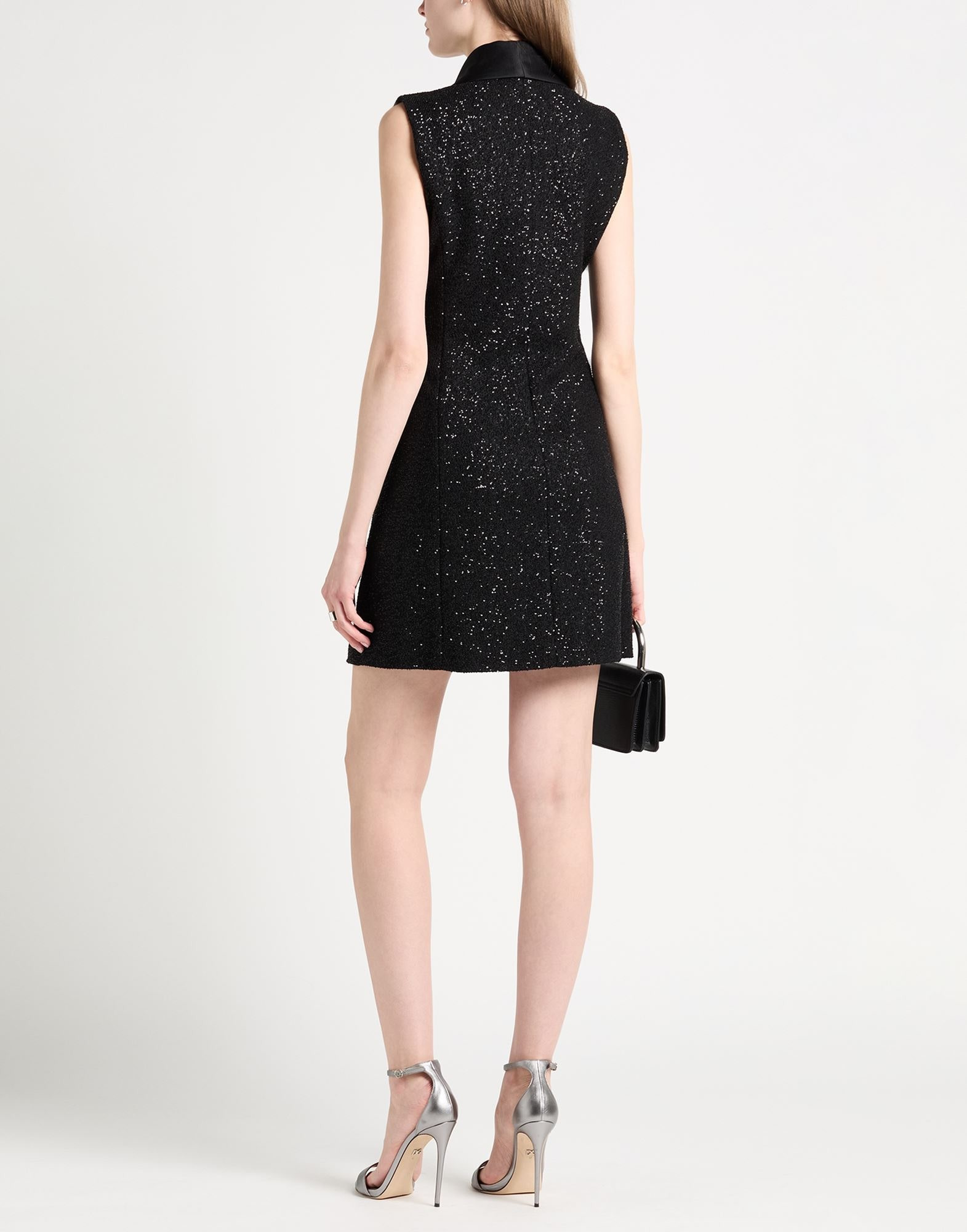 Black Women's Blazer Dress - 4