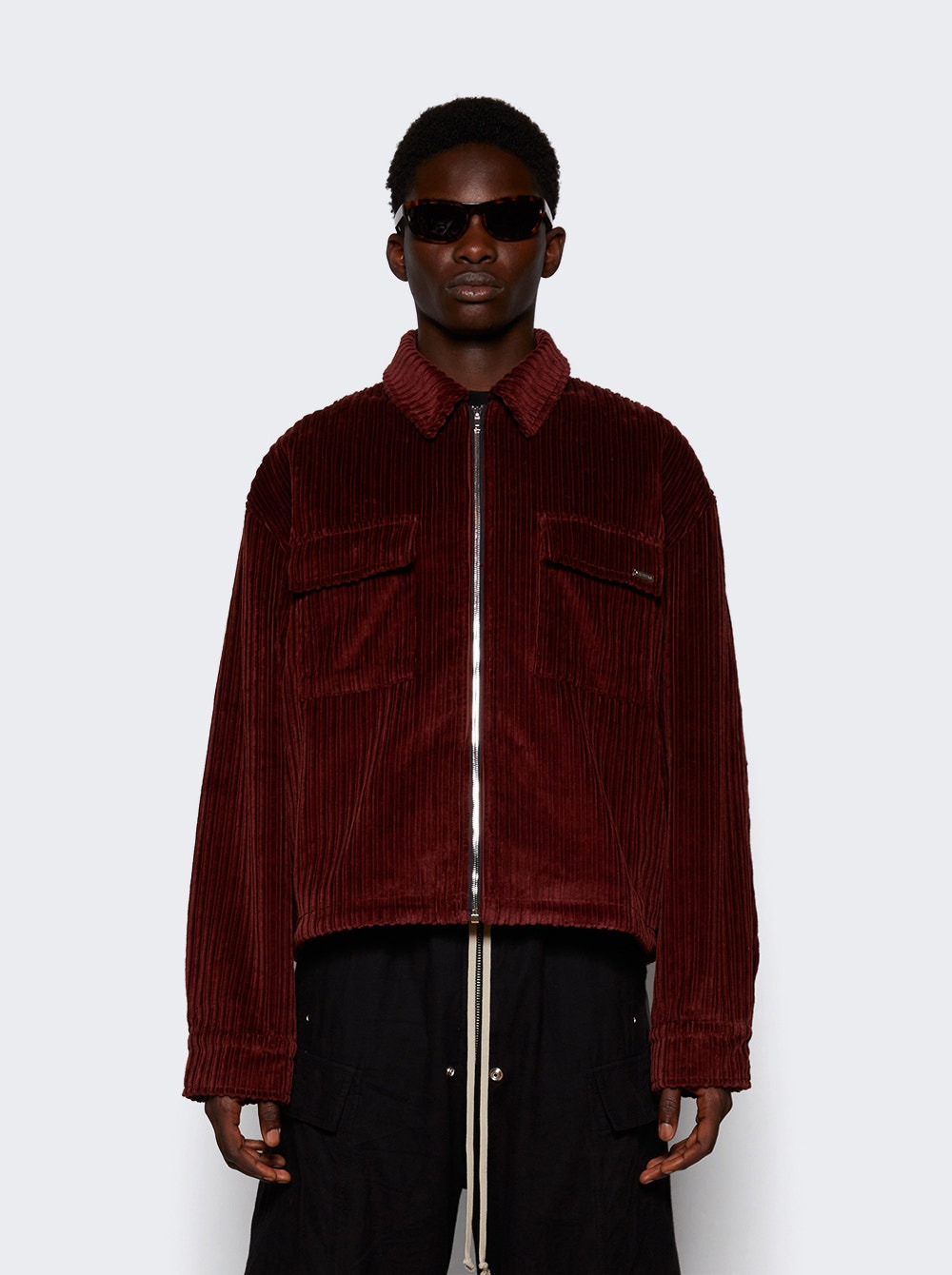 Boxy Zip Up Jacket Saffron - 3