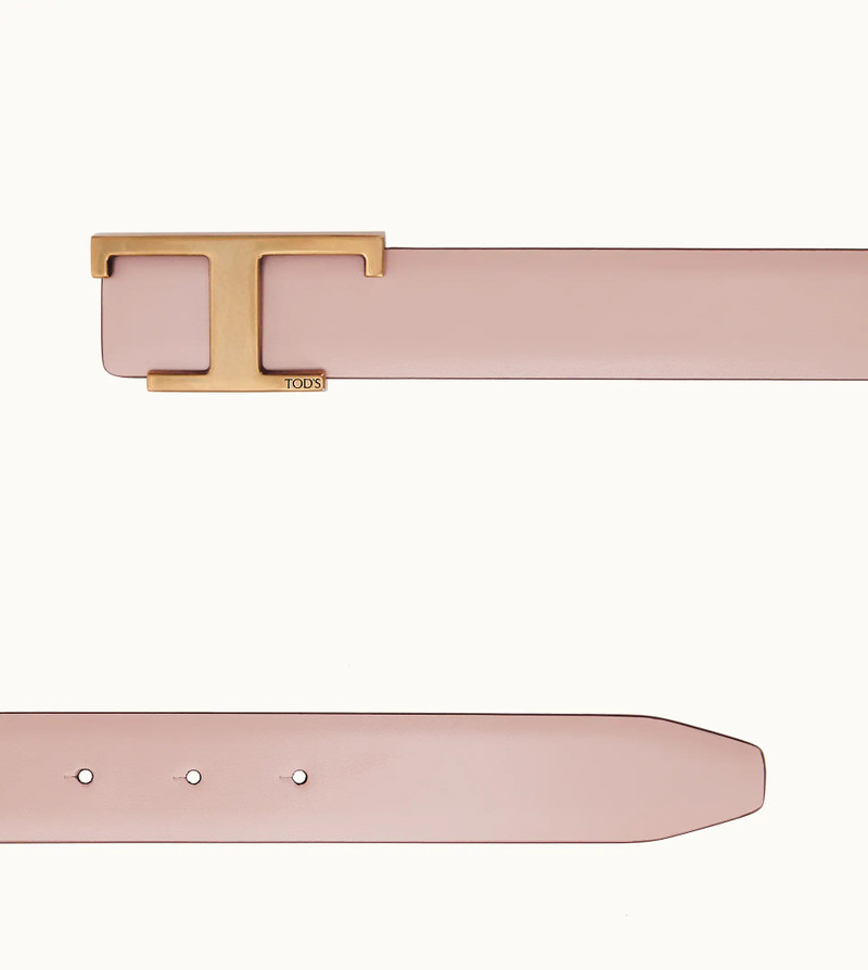 Tod's BELT IN LEATHER - PINK outlook