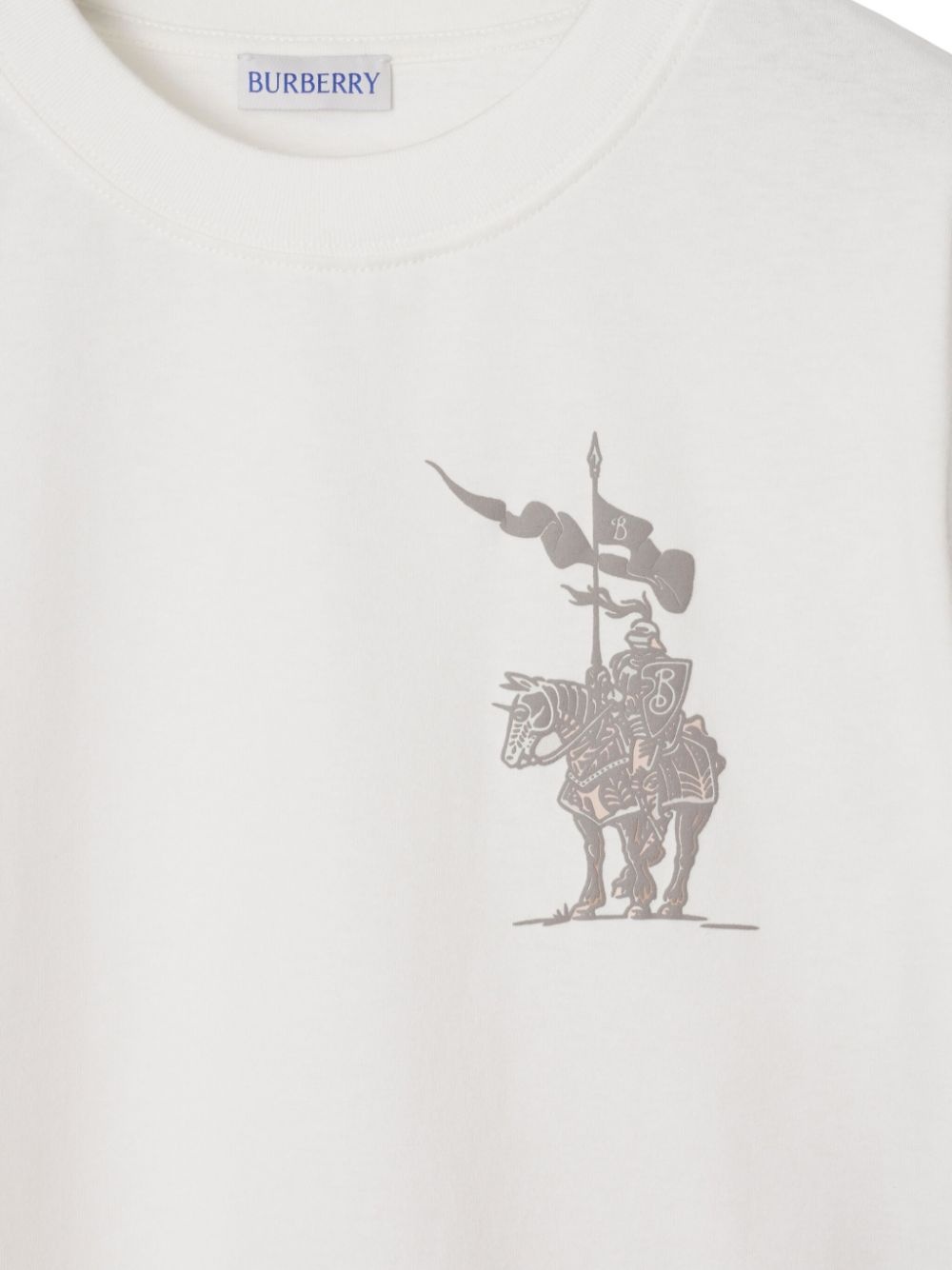 Equestrian Knight-motif T-shirt - 5