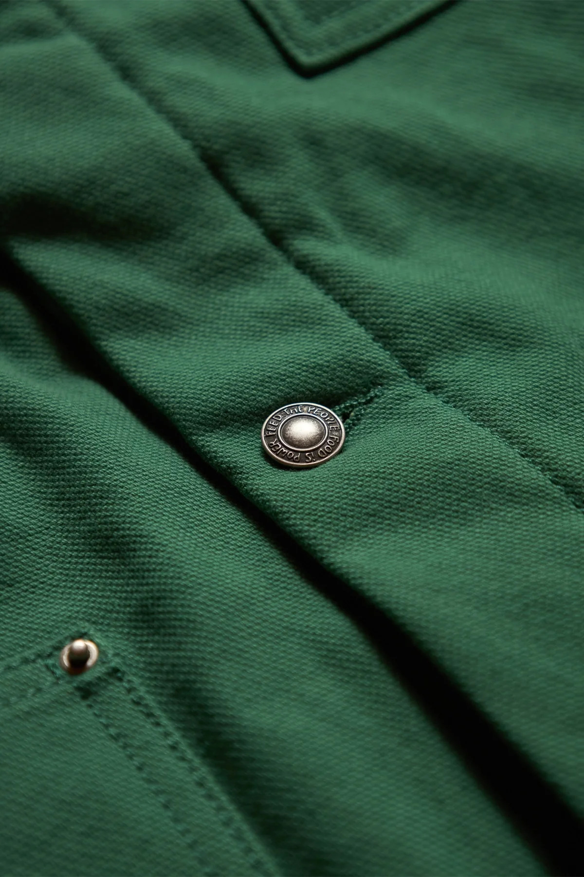 SKY HIGH FARM Angry Chore Coat Woven Green - 3
