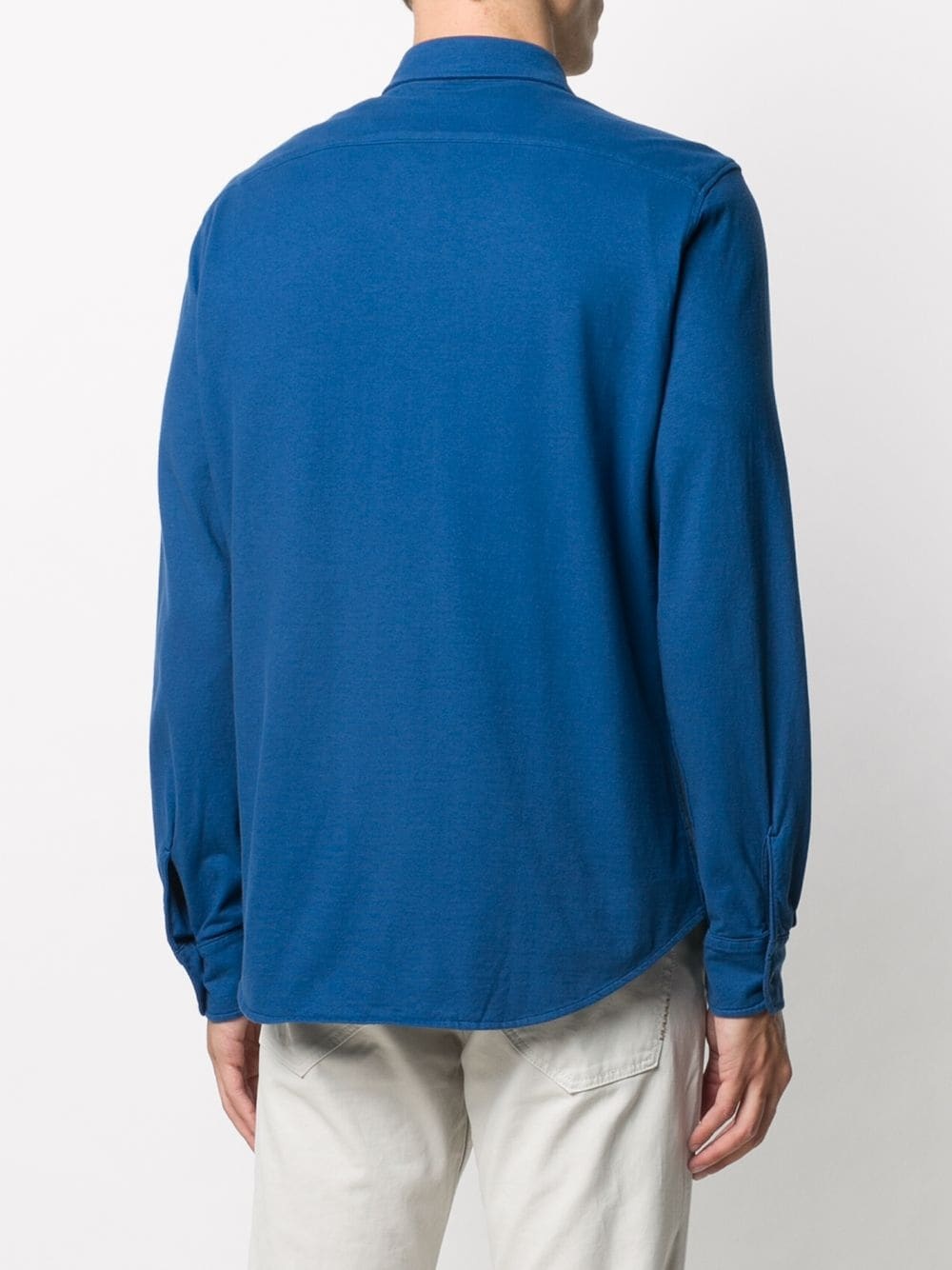 plain long-sleeved shirt  - 4