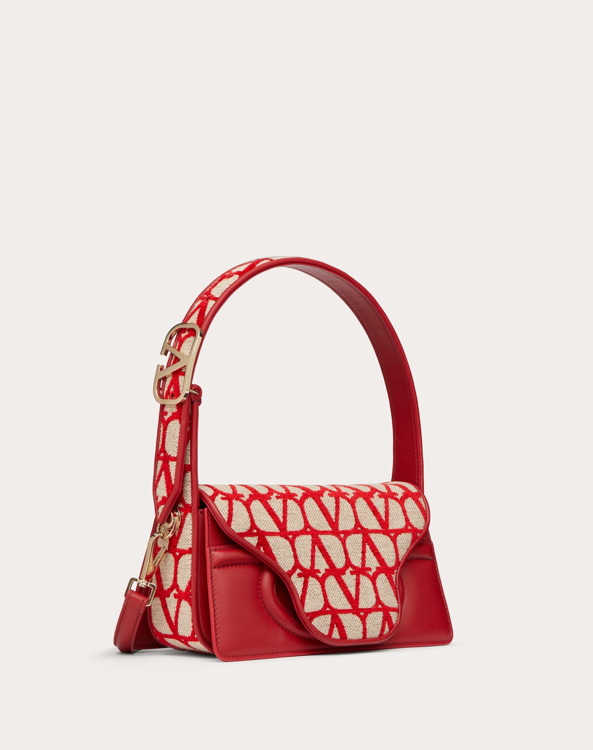 SMALL LA PETITE DEUXIEME SHOULDER BAG IN TOILE ICONOGRAPHE - 3