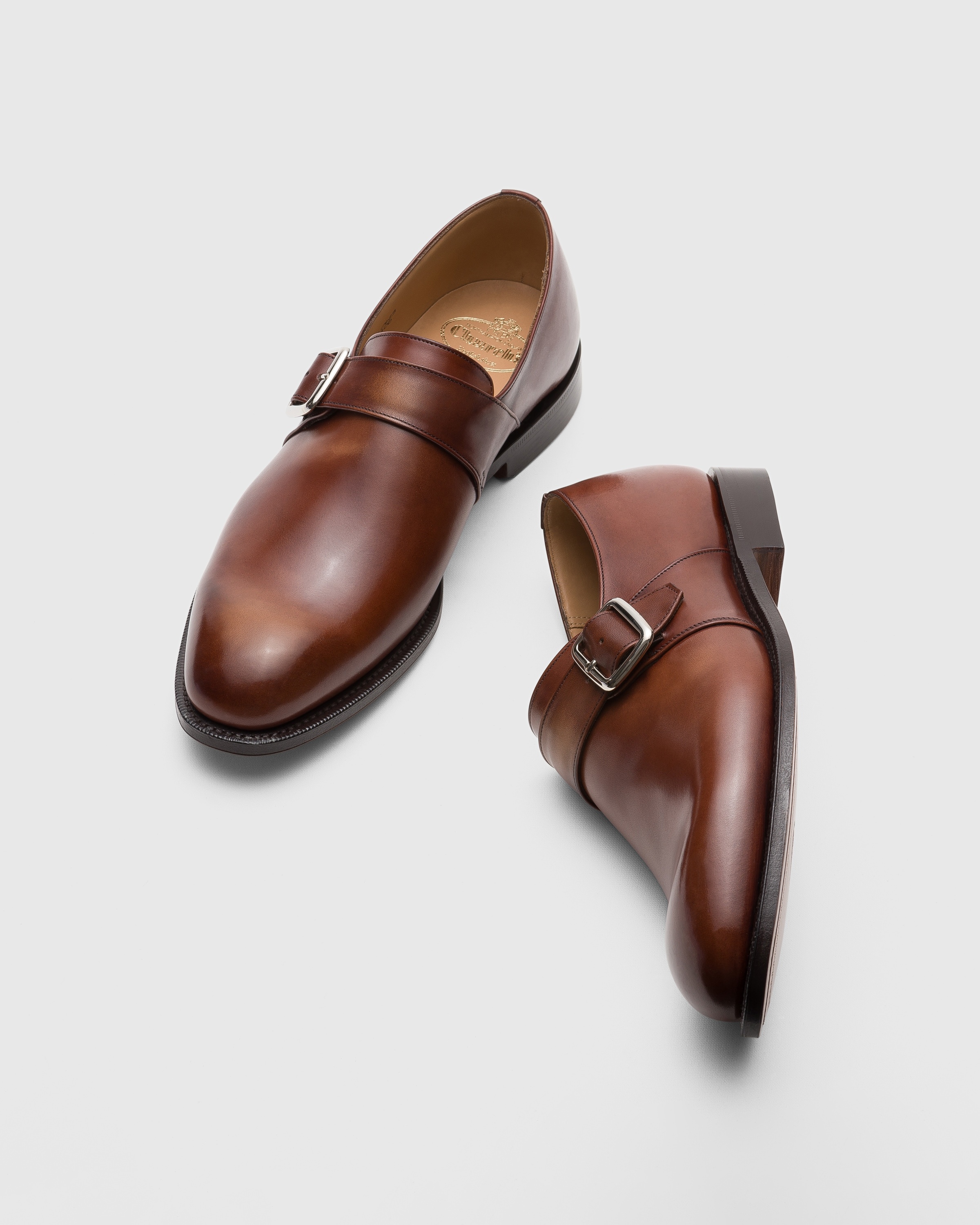 Bleached Calfskin Monk Strap - 2