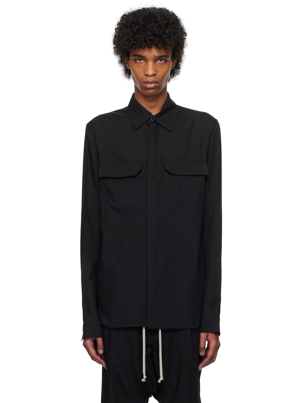 Black Hollywood Work Shirt - 1