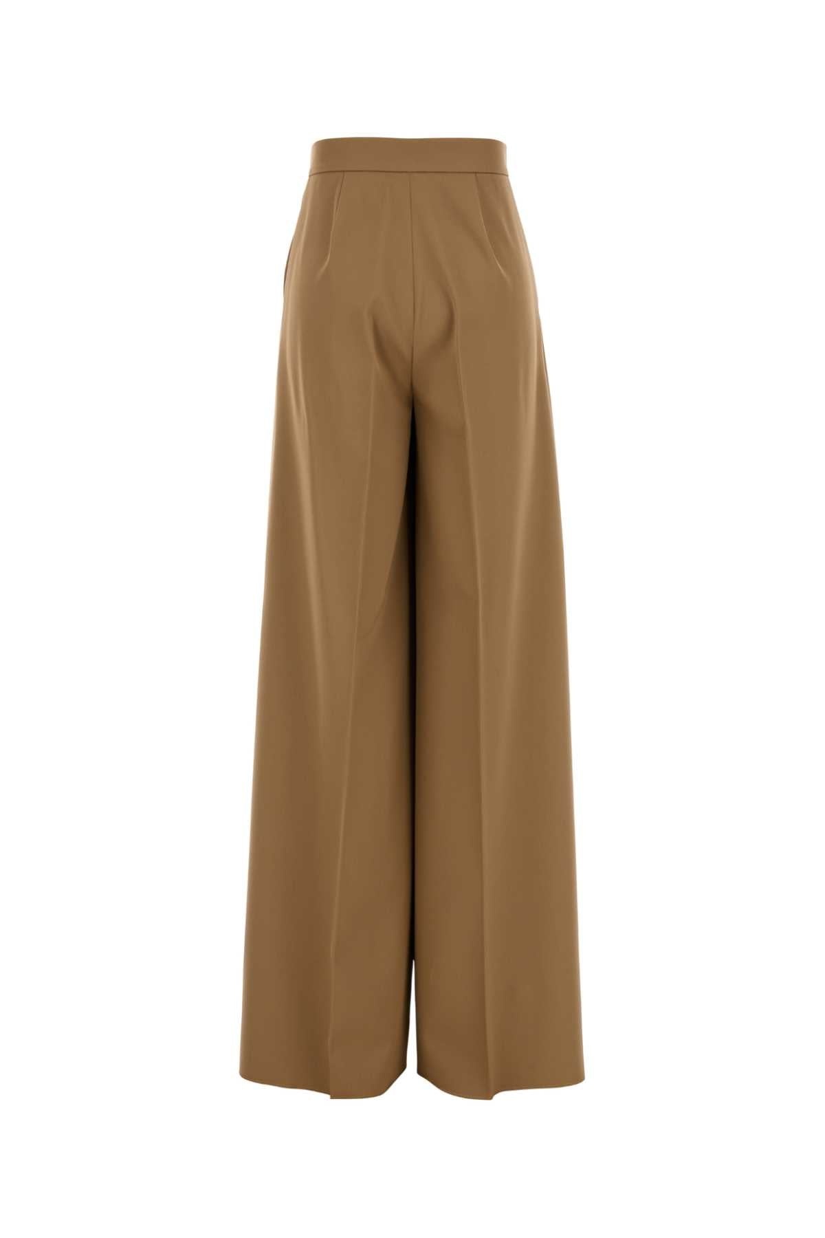 パンツ Max Mara Camel wool Ninfa wide-leg pant (2511131011600 003) MAX MARA Ninfa wool-twill wide-leg pants | NET-A-PORTER