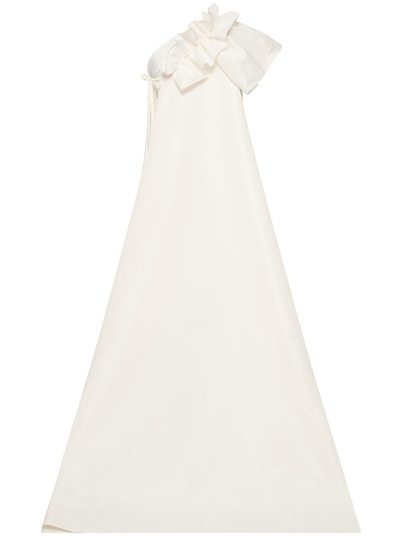 Luna 2-in-1 taffeta one shoulder dress - 6