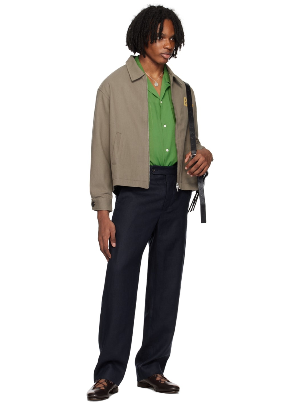 Green Boxy Shirt - 5