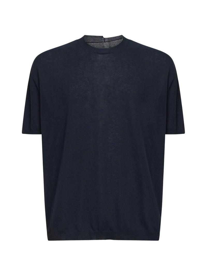crew-neck knitted T-shirt 1