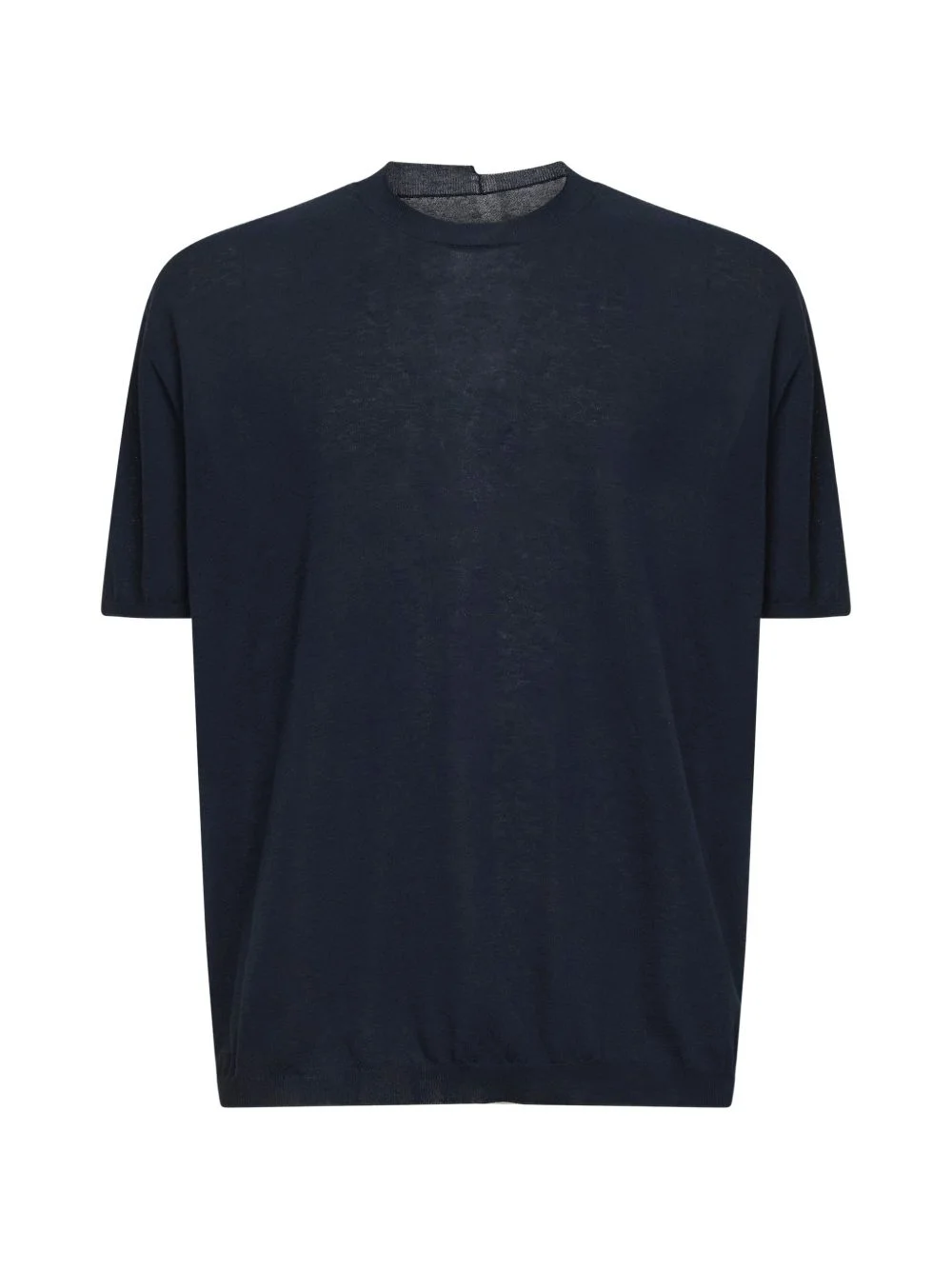 crew-neck knitted T-shirt - 1