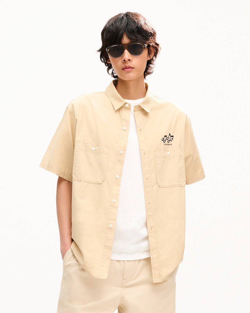 KENZO 'KENZO Sounds' casual short sleeve shirt in cotton outlook