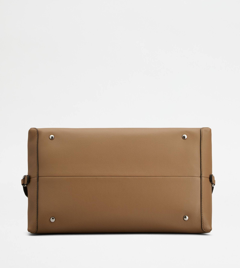 TOD'S DARSENA IN LEATHER MEDIUM - BROWN 4