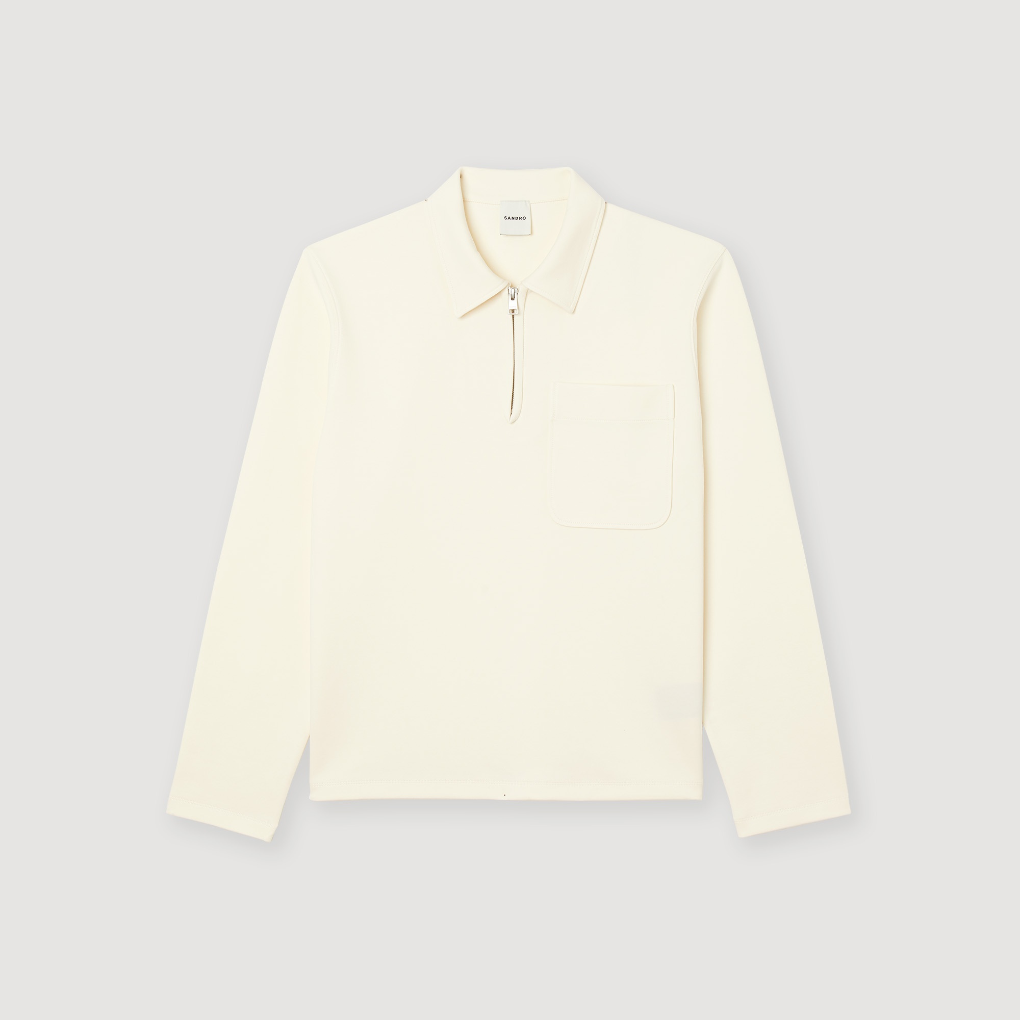 Zipper polo shirt - 1