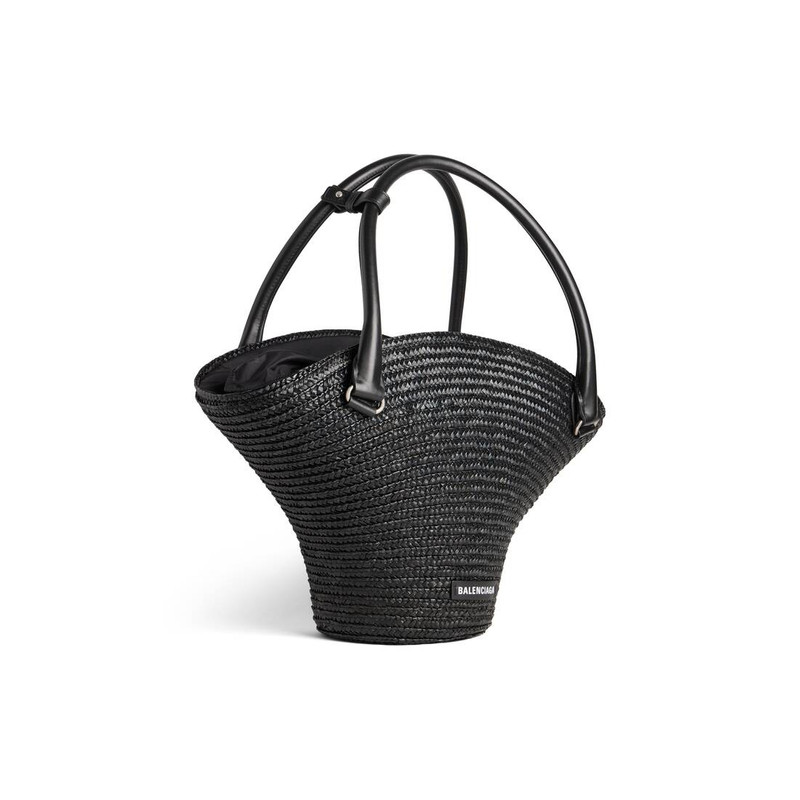 BALENCIAGA Women's Beach Bag Medium Tote  in Black outlook