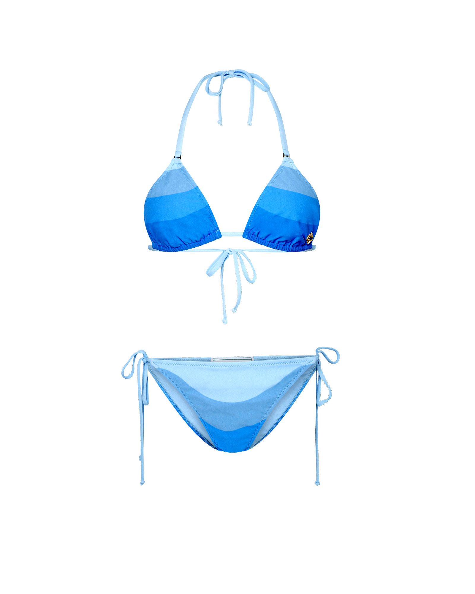 Blue Gradient Bikini Set - 1