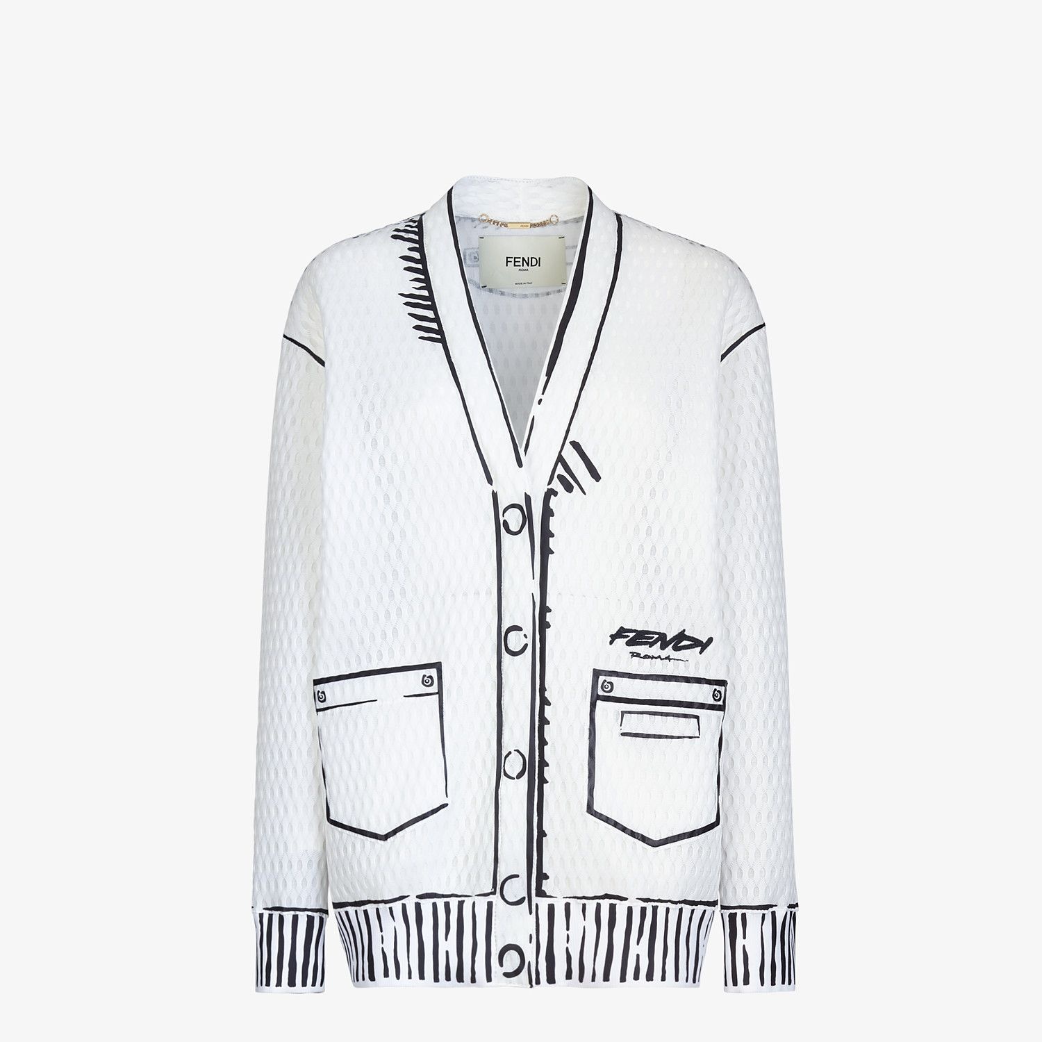 Fendi Roma Joshua Vides quilted cardigan - 1