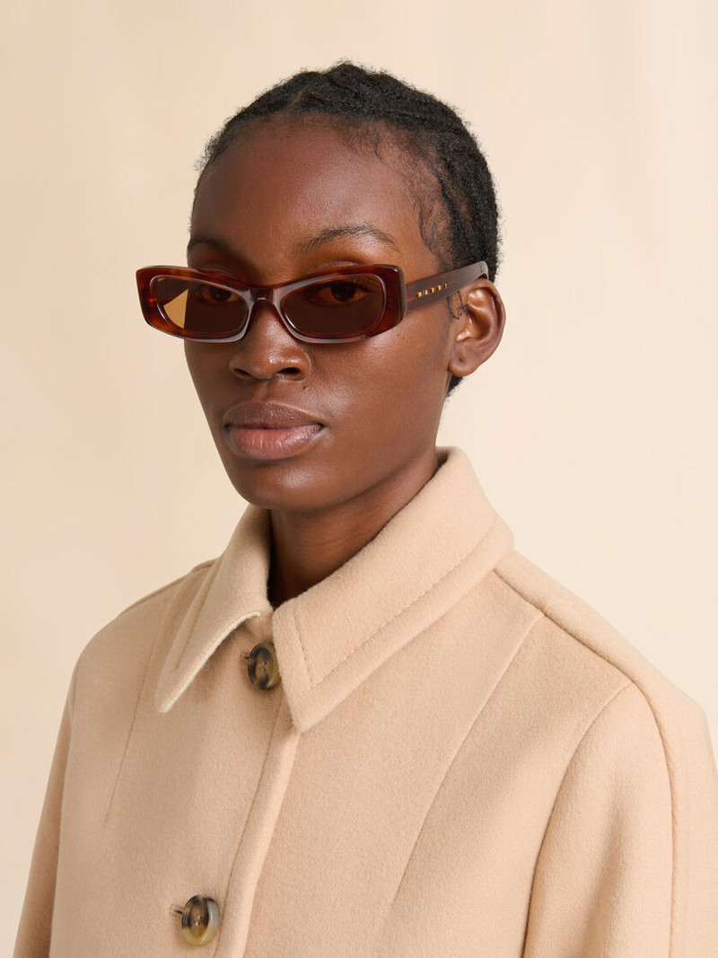CAMEL FELT CROPPED JACKET 4