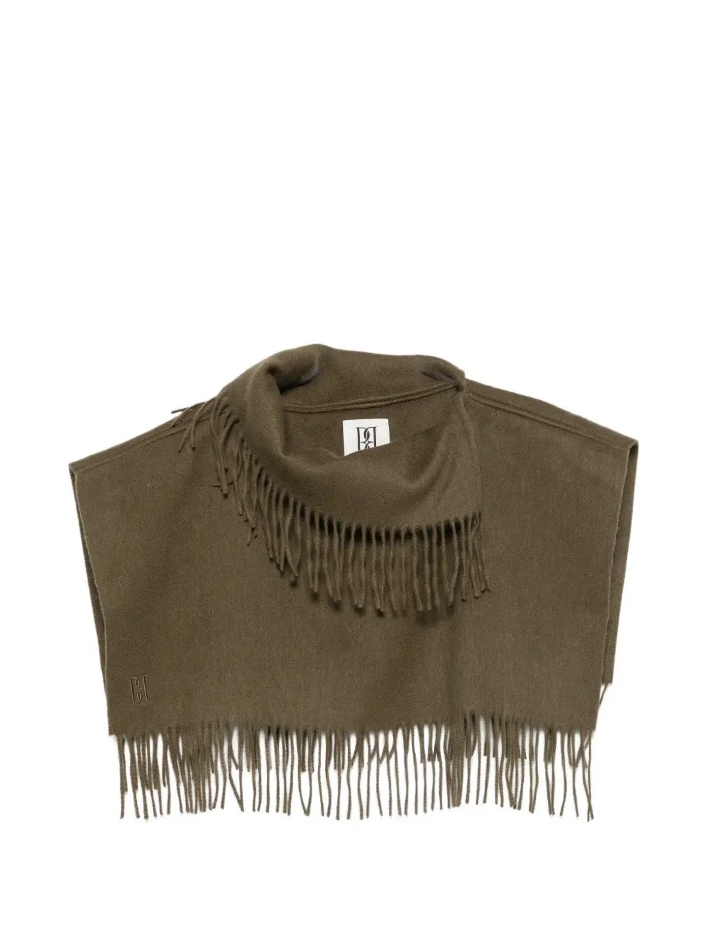 Turtla wool fringe bib - 1
