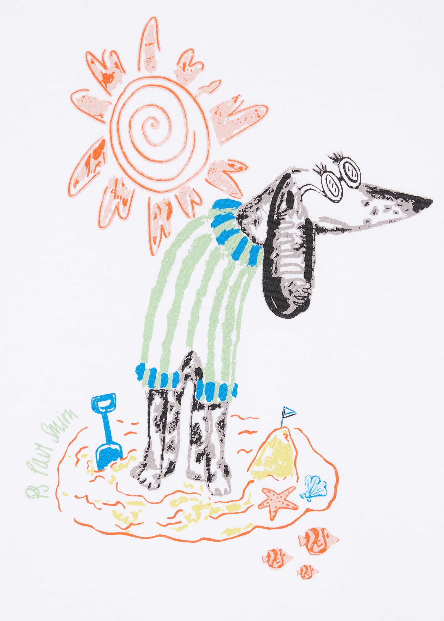 White 'Dog Beach' T-Shirt - 2