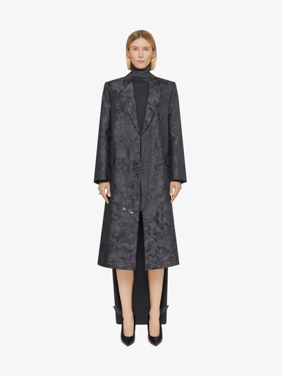 Givenchy COAT IN CAT JACQUARD outlook