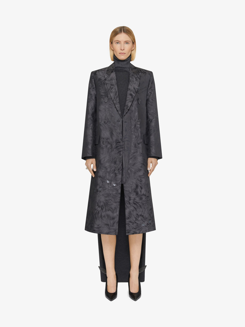 COAT IN CAT JACQUARD 3