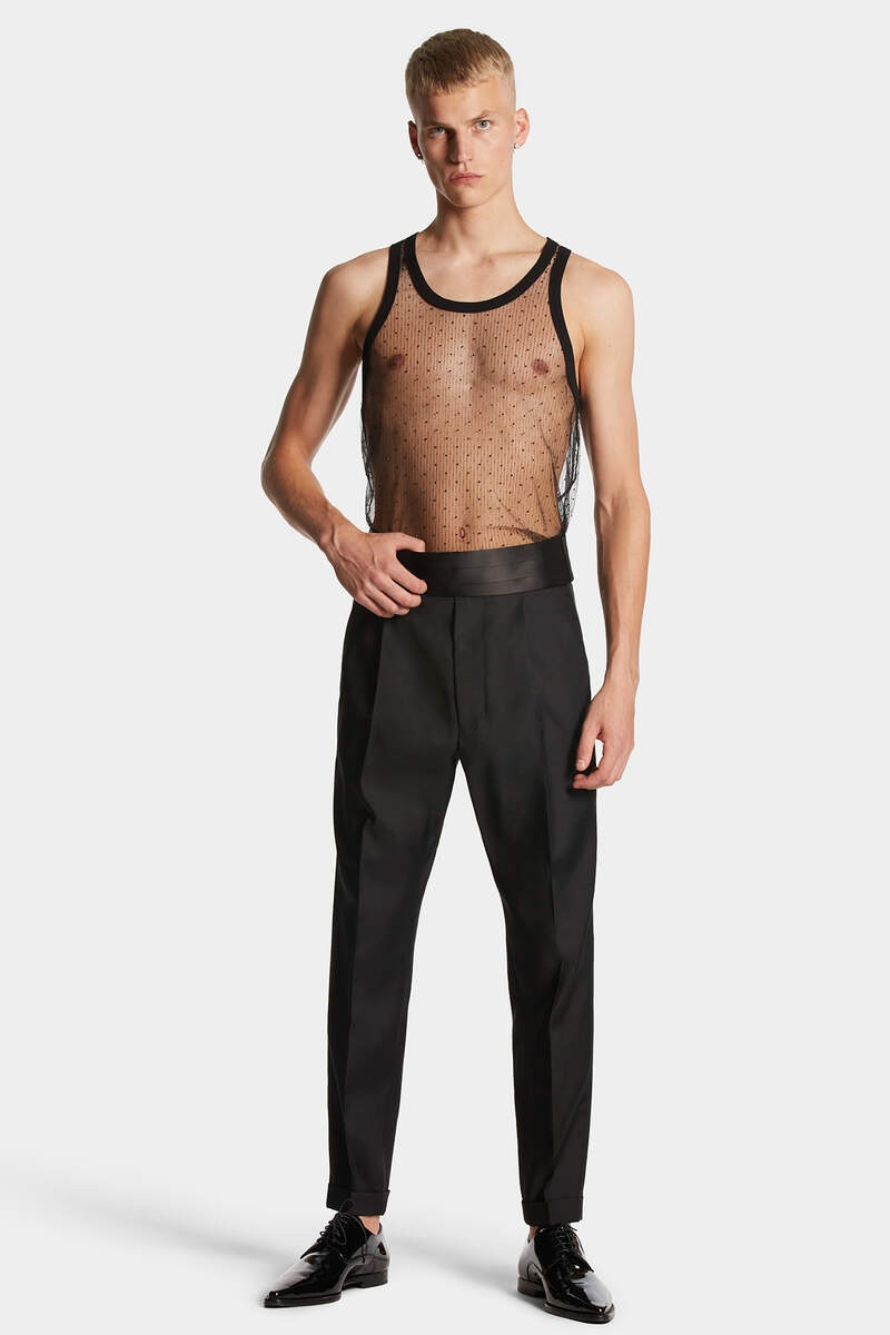 TUXEDO ONE PLEAT PANTS - 1