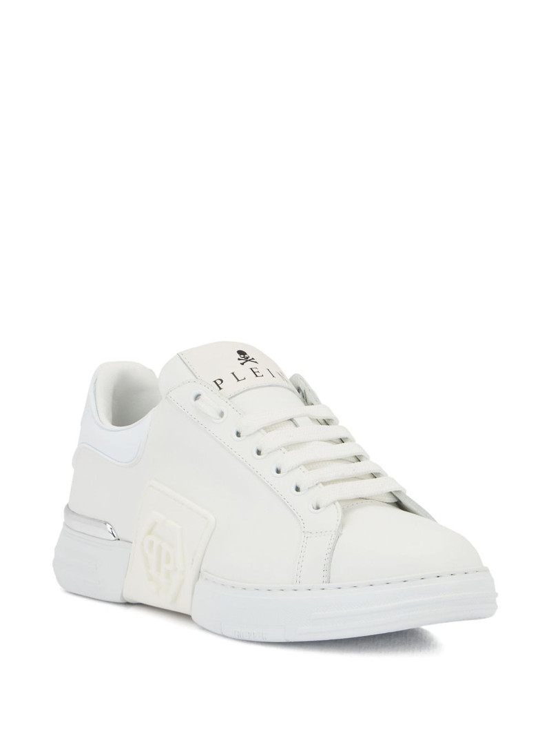 PHILIPP PLEIN Phantom Kick$ logo-plaque low-top sneakers outlook