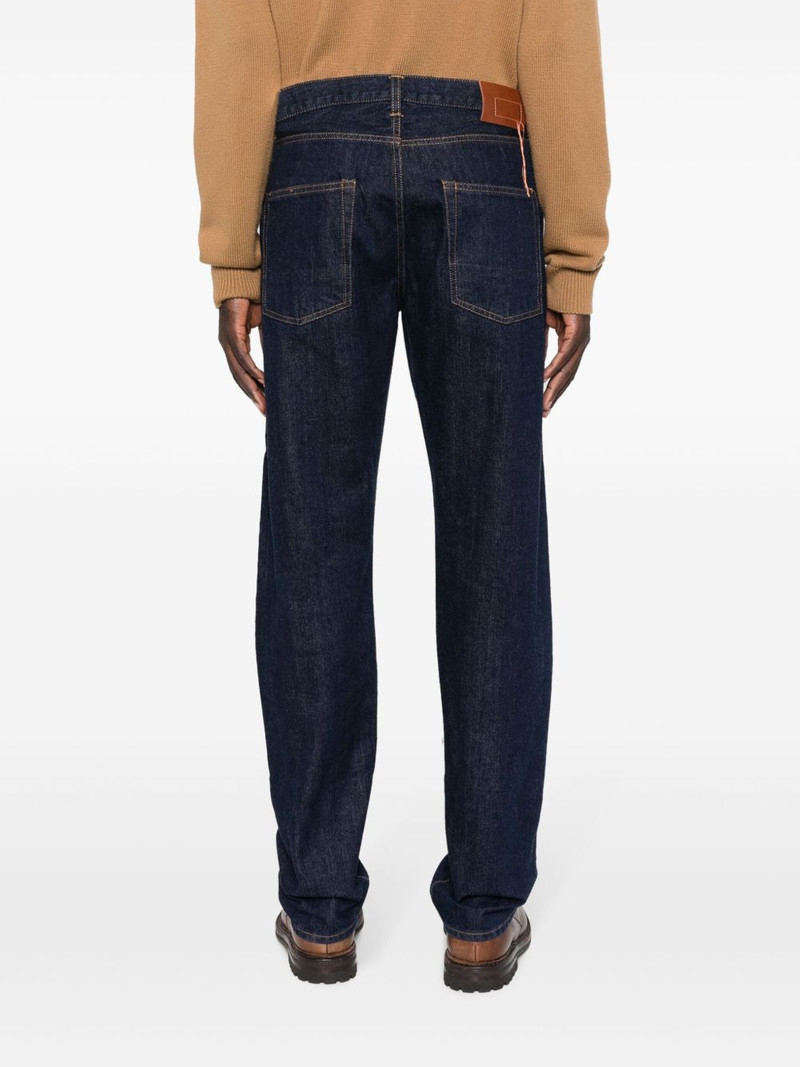 mid-rise straight-leg jeans 4
