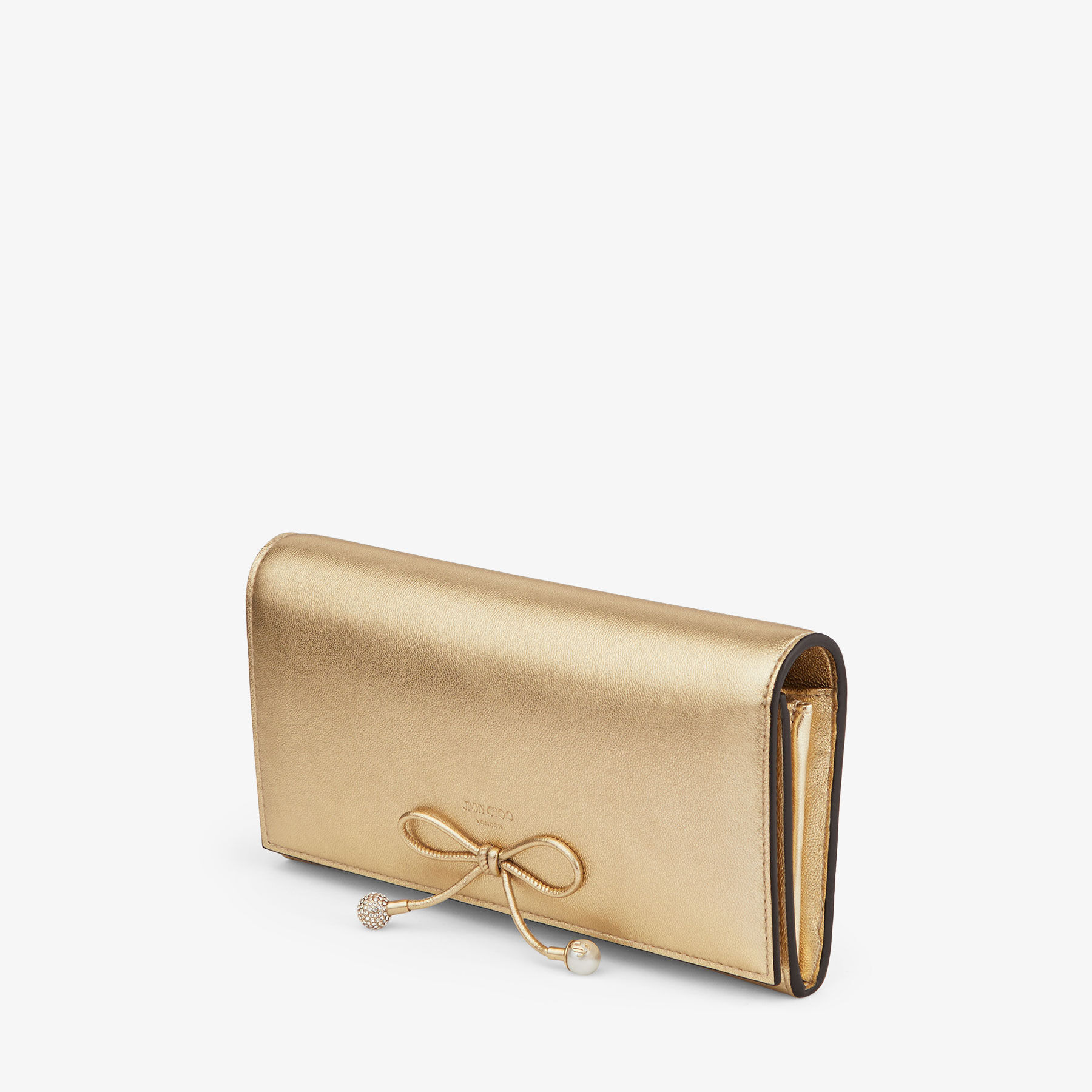 Martina
Gold Metallic Nappa Leather Wallet - 2
