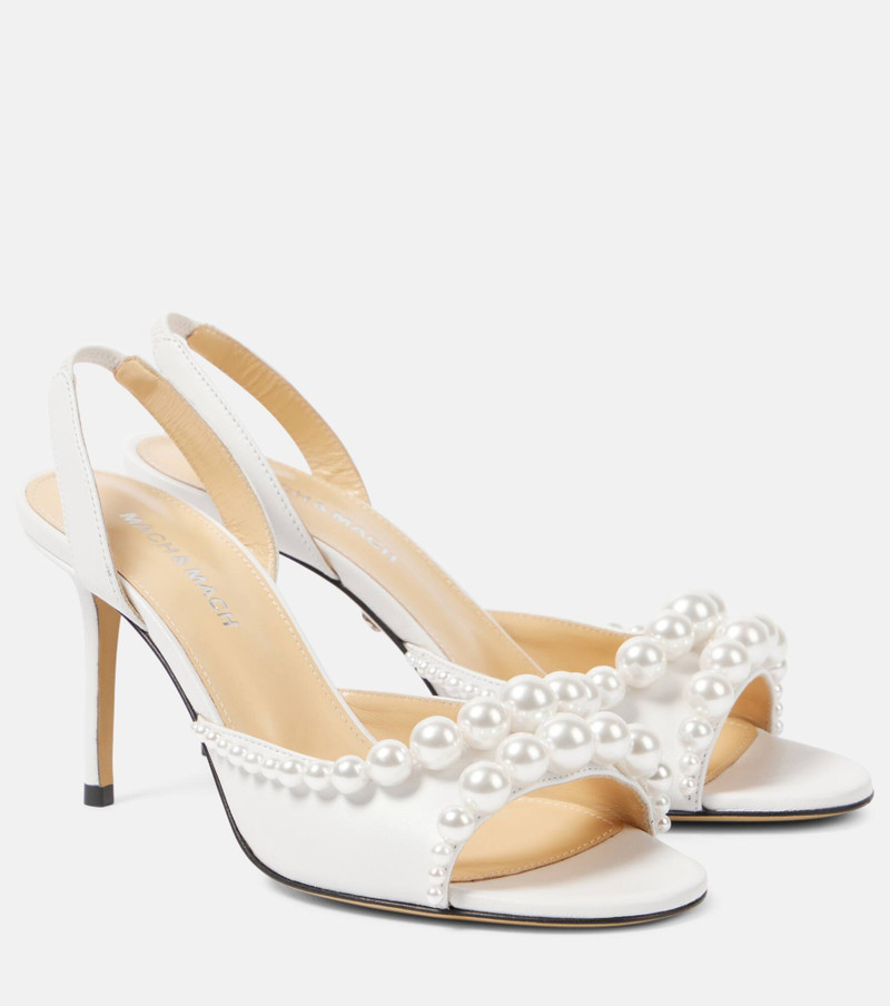 Sirene embellished leather sandals - 1