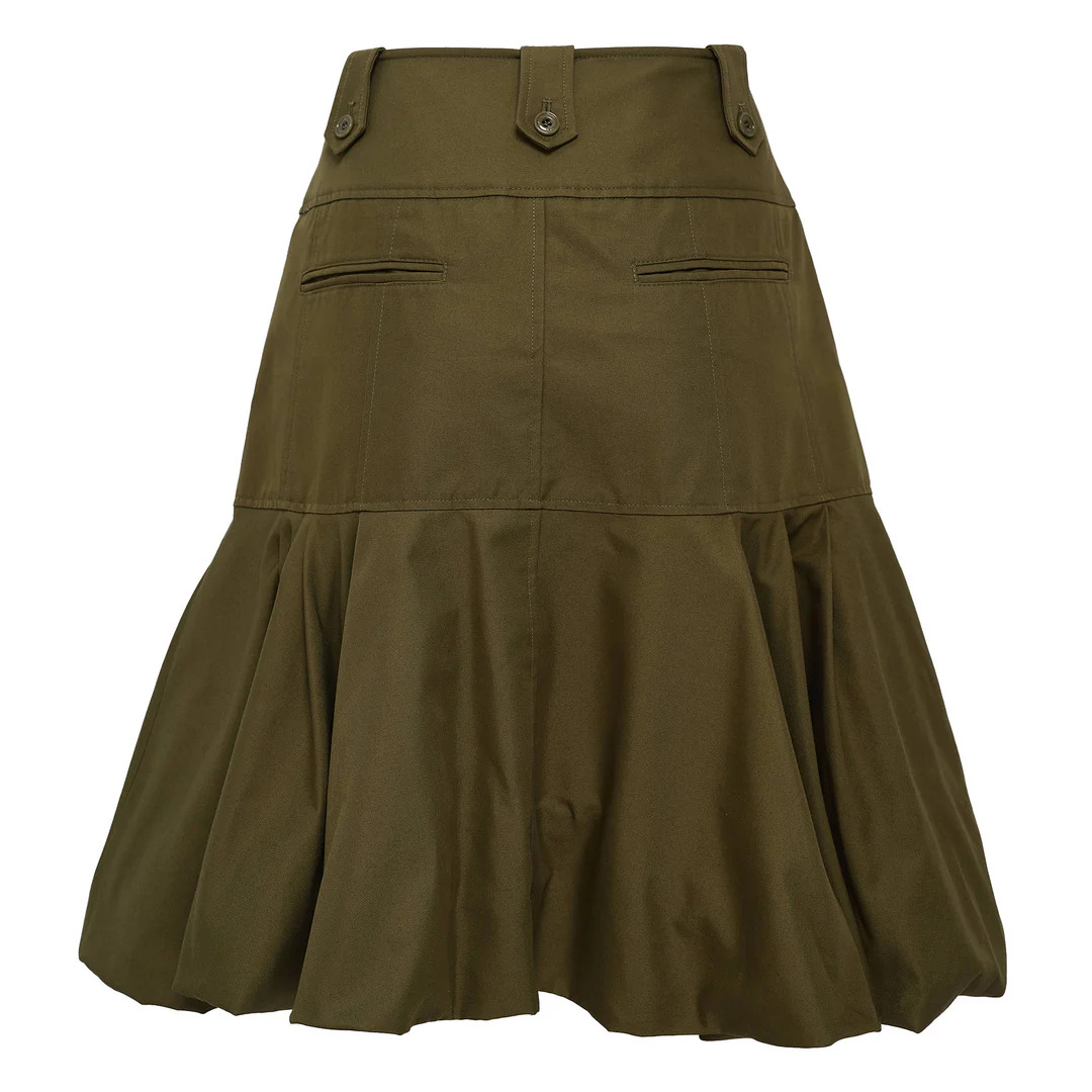 Puff Hem Midi Sikrt - 2