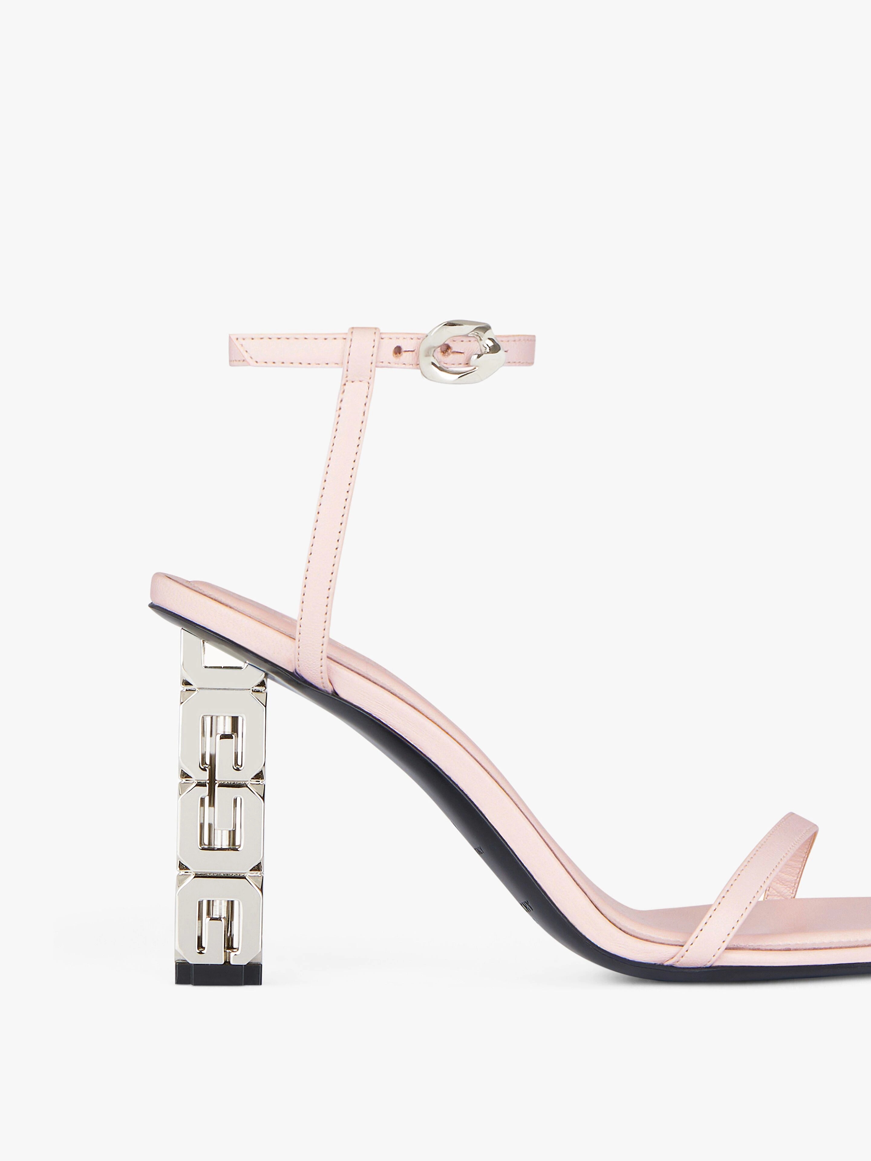 G CUBE SANDALS IN LEATHER - 5