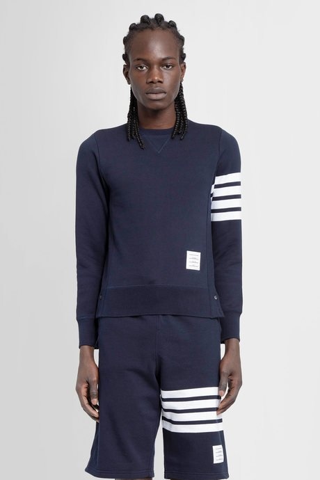 Thom browne men's navy loopback jersey 4 - 1