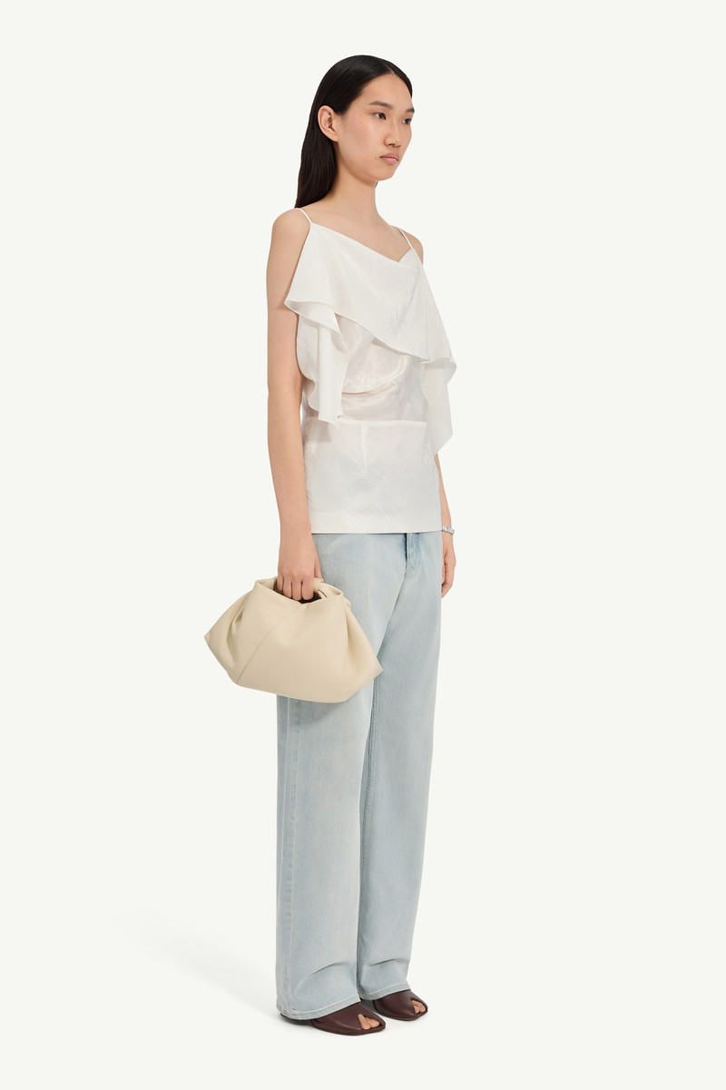 MM6 Maison Margiela Folded jacquard top outlook