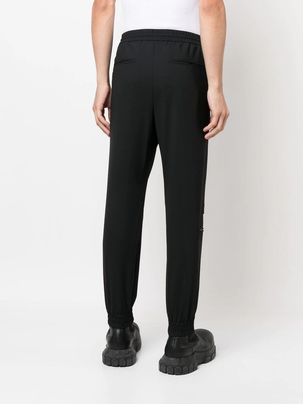 drawstring track pants - 4