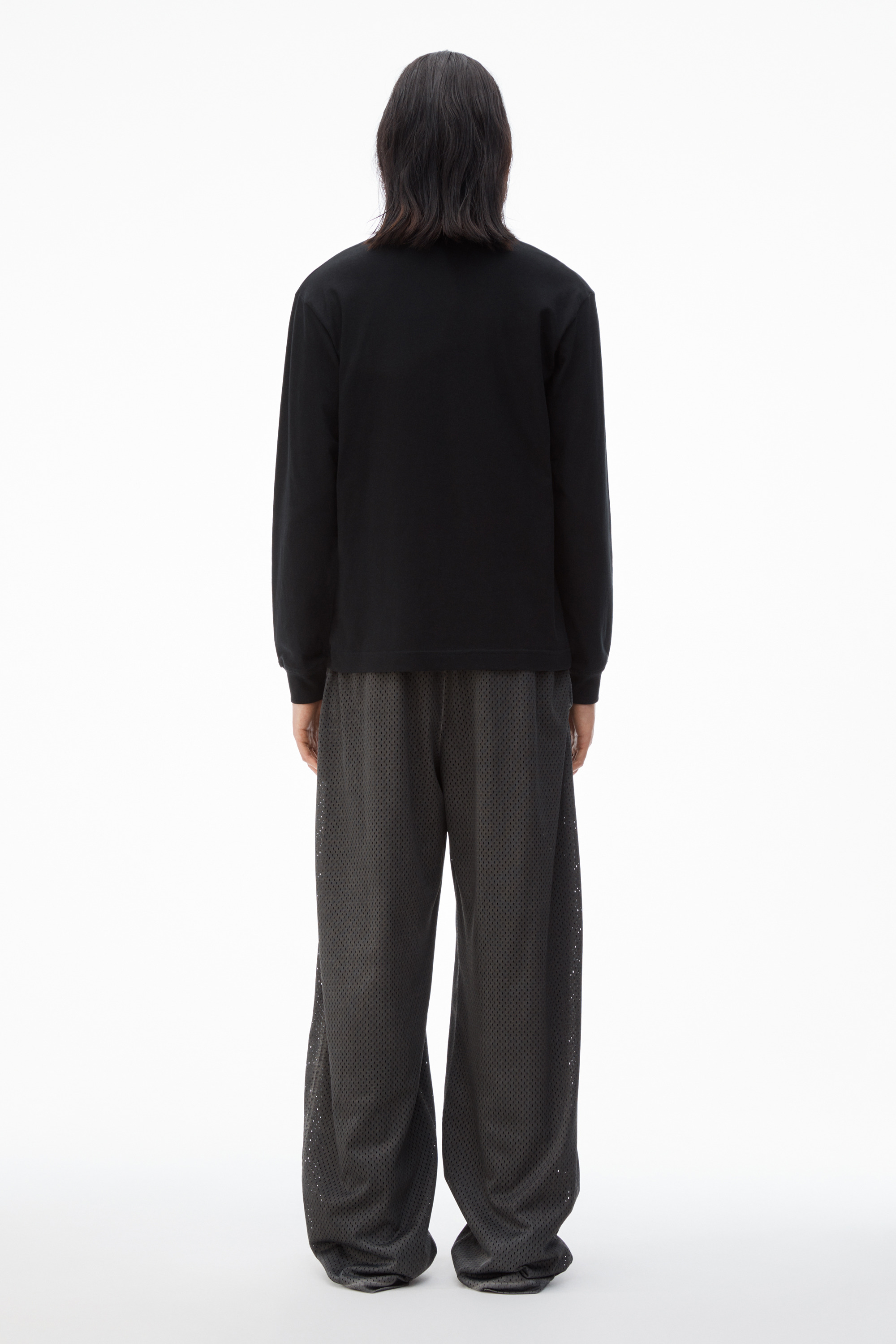 LONG SLEEVE TEE IN HIGH TWIST JERSEY - 4