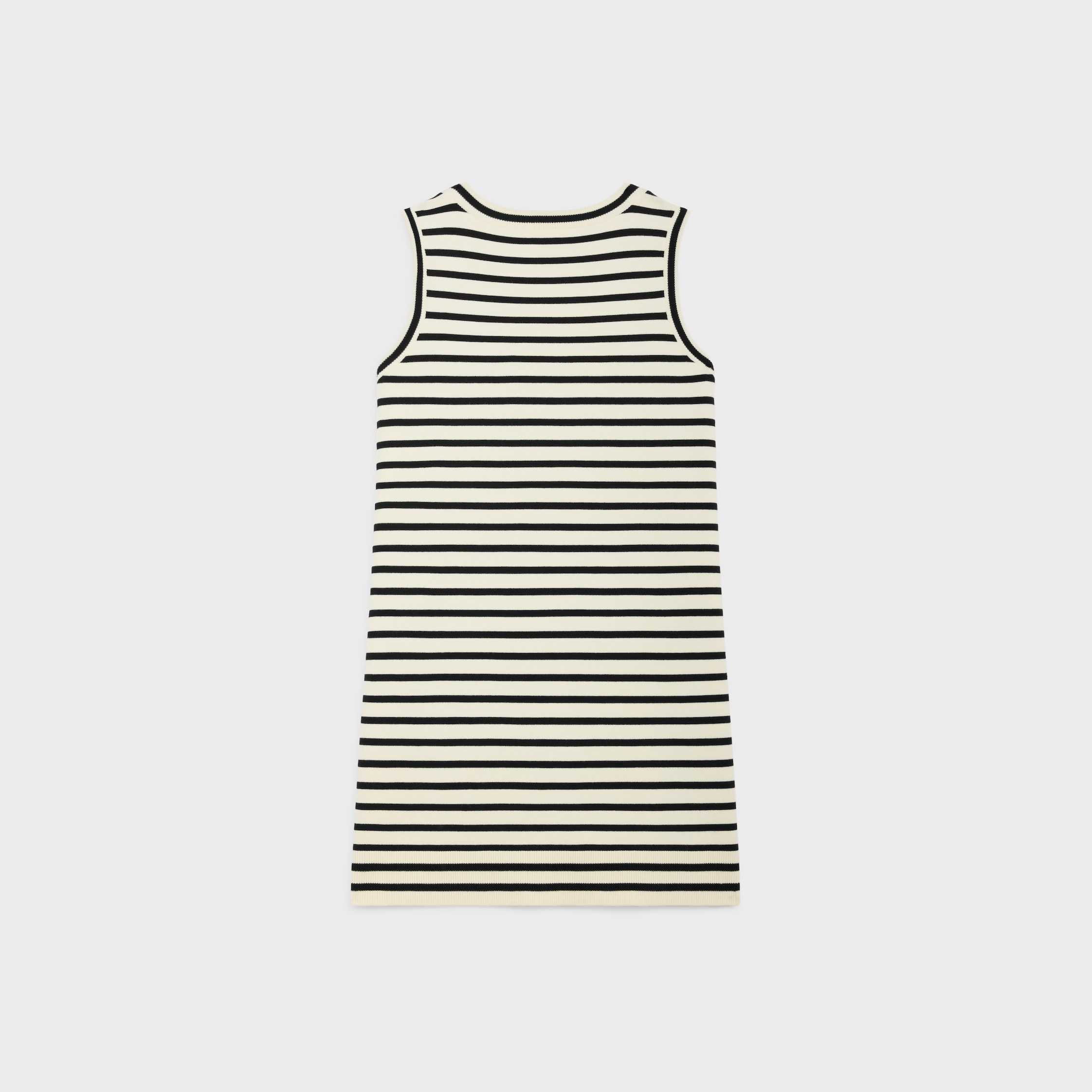 triomphe marinière mini dress in wool - 2