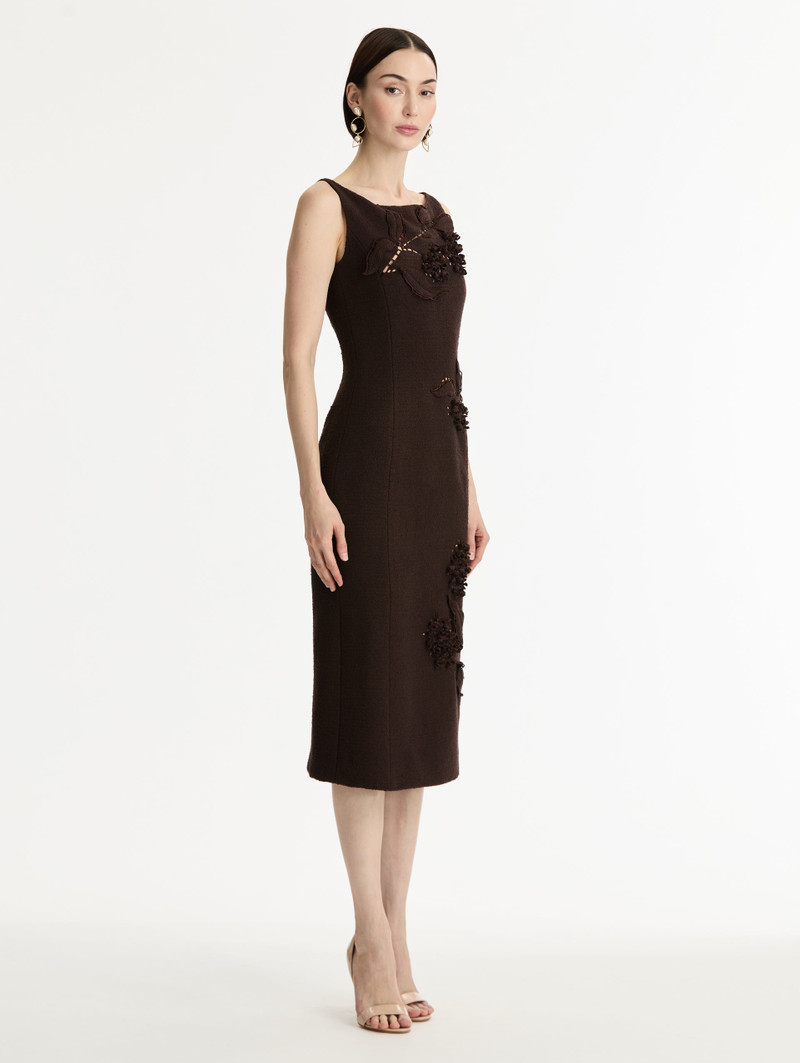 PORCELAIN FLOWER CUTOUT DRESS 4